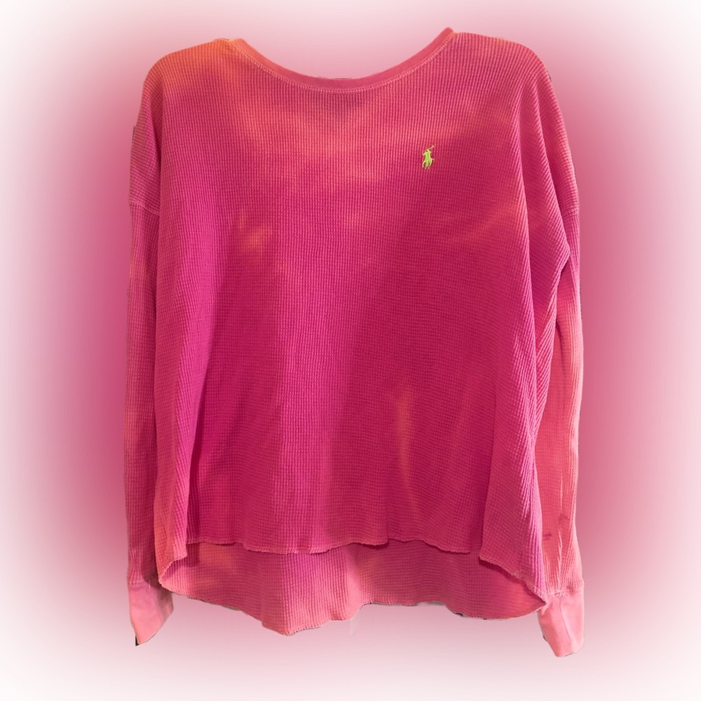 Polo Ralph Lauren | Women's Tye DyeThermal PulloverTop XL
